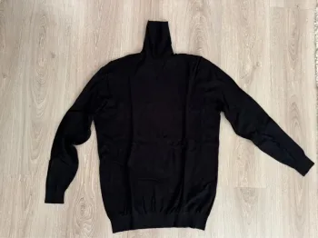 Col roulé Zara noir homme S