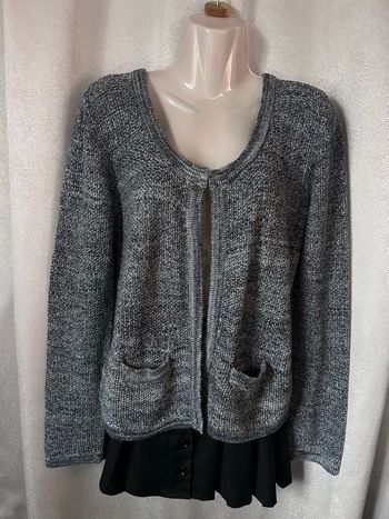 Gilet cardigan chiné 44 maison 1.2.3