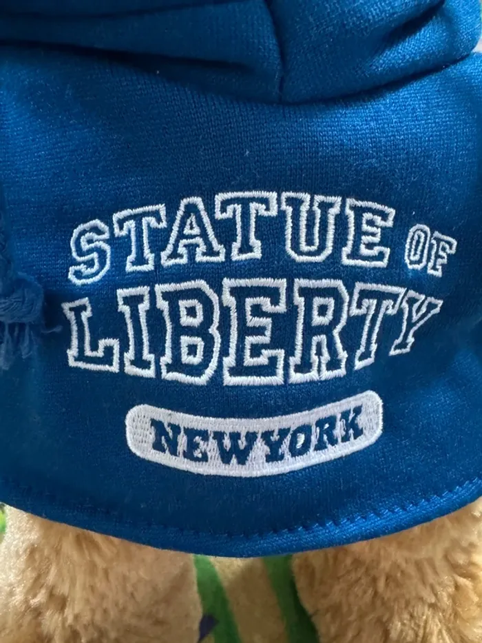 Ourson peluche Statue de la liberté - photo numéro 4