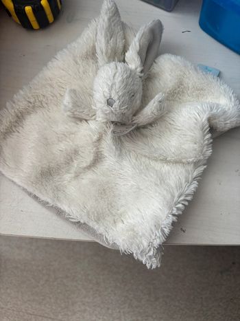 Doudou carré lapin baby nat