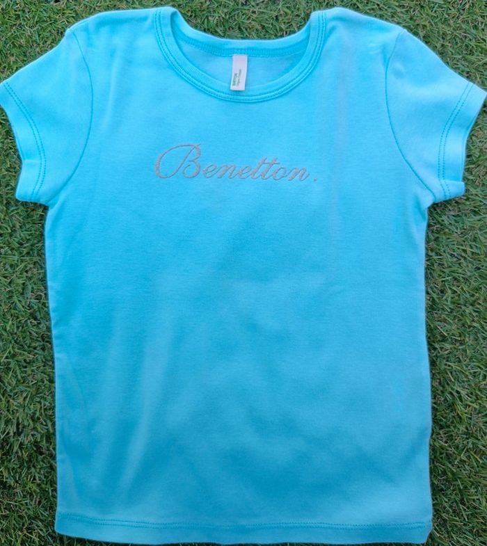 Petit tee shirt turquoise