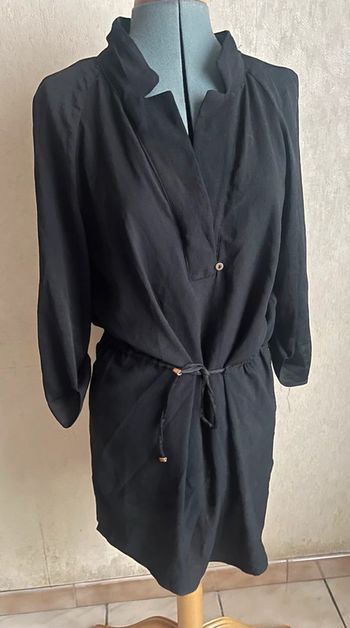 Robe sporty chic fluide noir