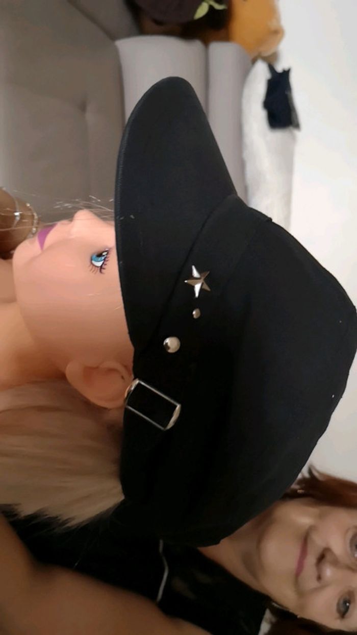 Casquette noir 5 6 ans - photo numéro 2