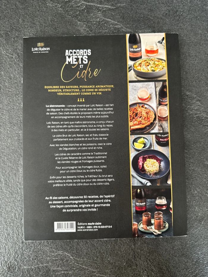 Livre -Accords Mets et Cidre - 50 recettes au fils de saisons - photo numéro 2