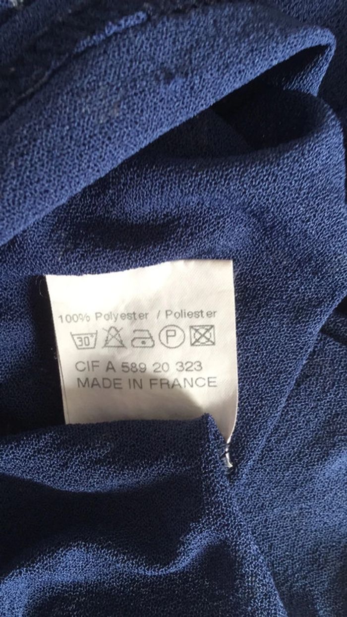 Tee-shirts ML marine 8 ans - photo numéro 5