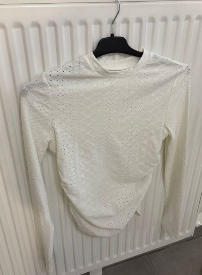 Pull blanc SHEIN taille S