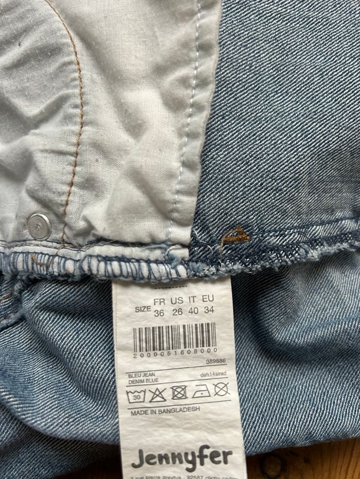 Short en jeans avec revers 36 J.Jeans Jennyfer - photo numéro 7