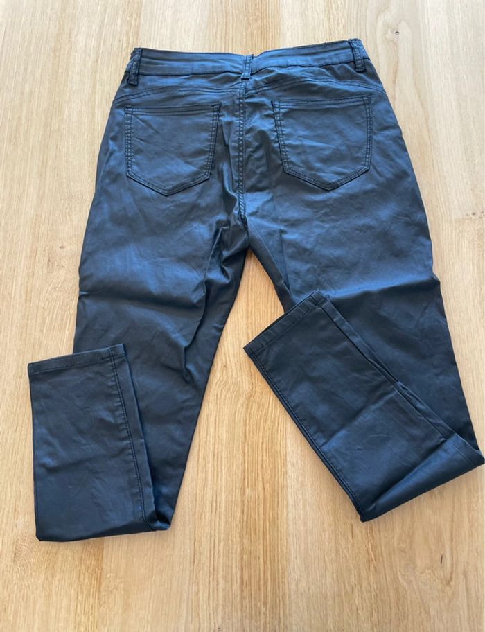 Pantalon enduit noir taille 40 - photo numéro 3