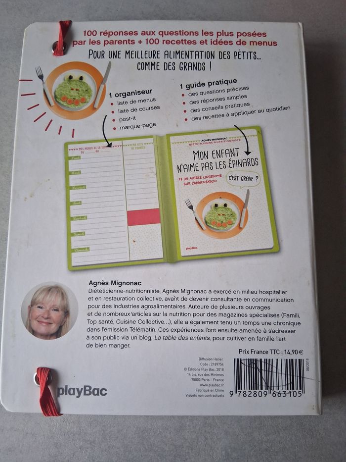 Livre mon enfant n'aime pas les épinard - photo numéro 2