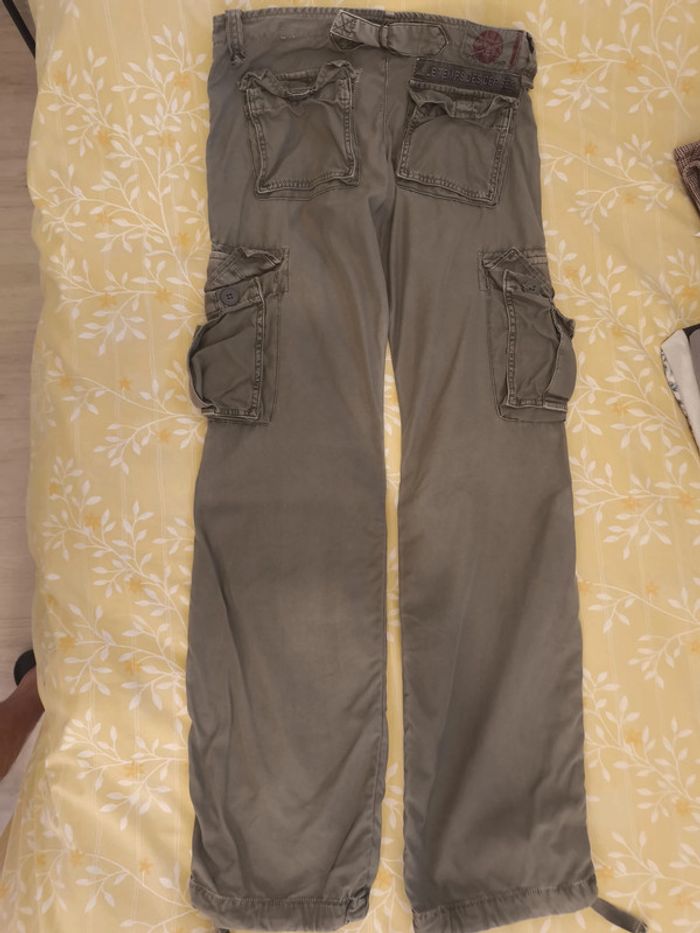 Pantalon Temps des Cerises Femme Taille 31 Beige - photo numéro 5
