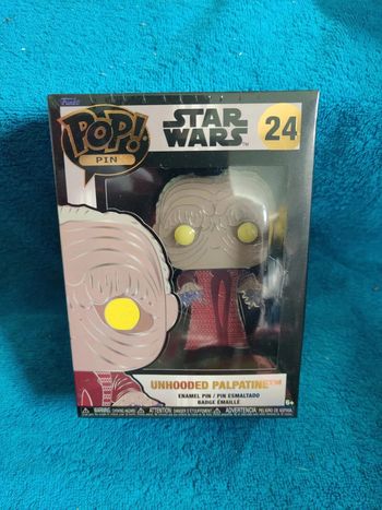 Funko Pop Pin 24 Star wars Unhooded Palpatine