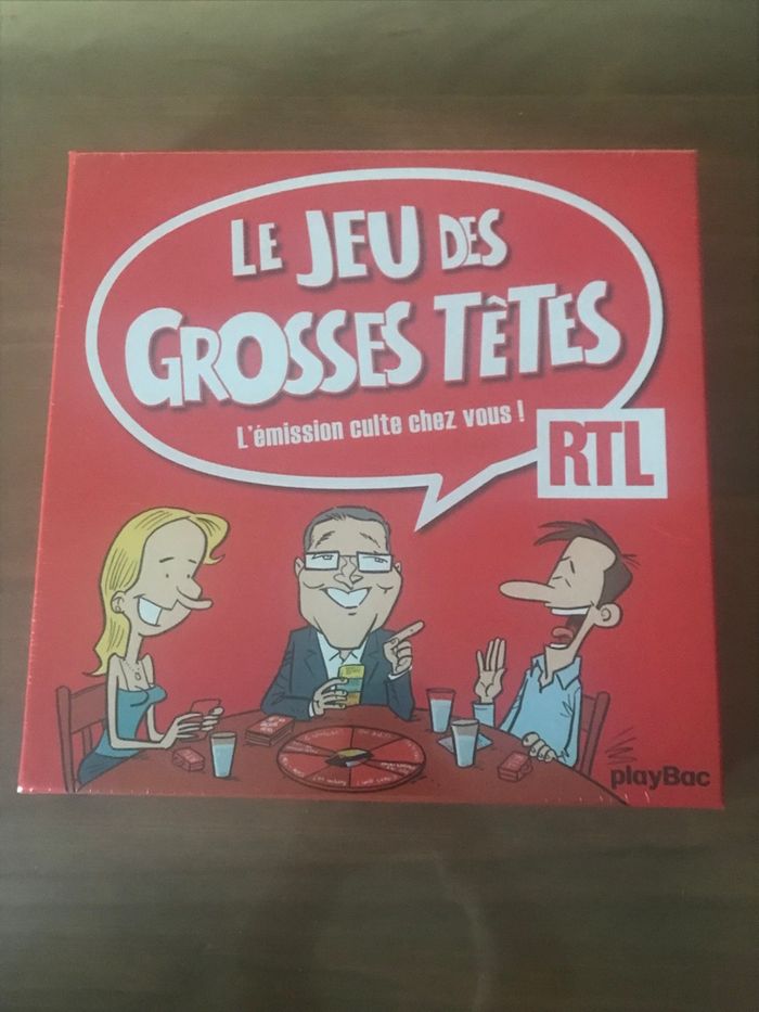 Le Jeu des Grosses Têtes RTL PlayBac NEUF