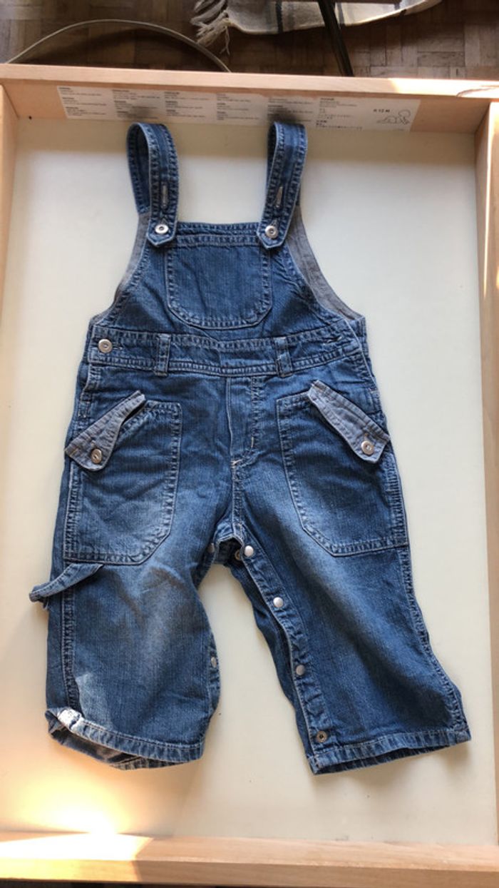 Salopette jean 12 mois dpam