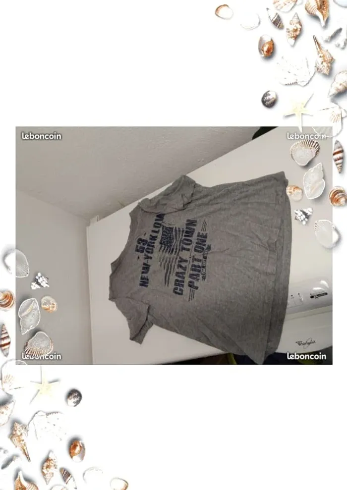 Tee shirt gris  M