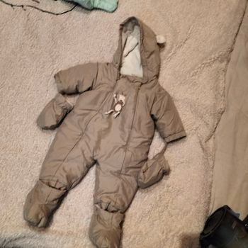 Combinaison de ski bebe 3mois beige