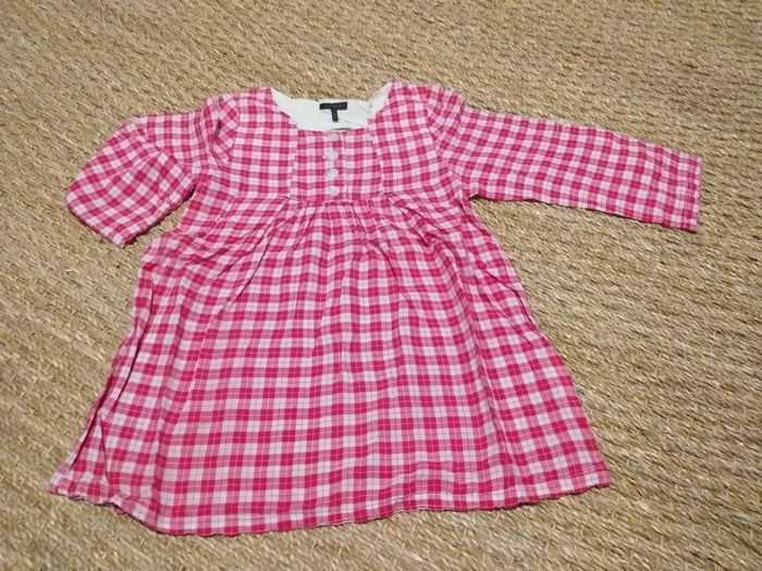 Blouse rouge carreaux IKKS 6 ans