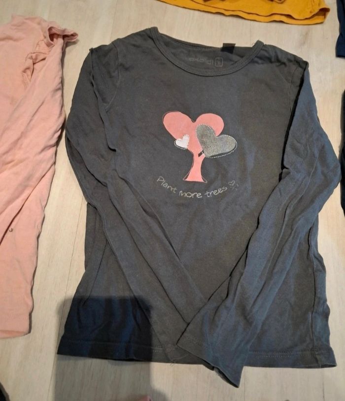Lot de t-shirts à manches longues neufs 6ans fille - photo numéro 9