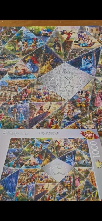 Puzzle schmidt les 100 ans de Disney 