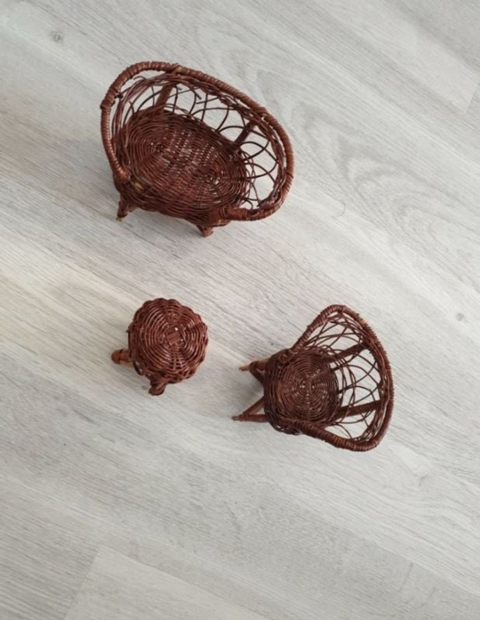 Salon 3 pièces bois