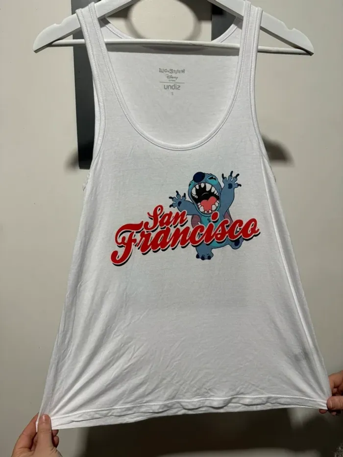 Tee shirt de pyjama stitch San Francisco Undiz S