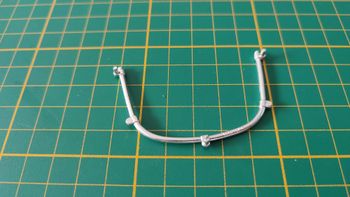 Contour baguette pièce détachée miniature Burago Mercedes 300 SL 1954 1/18 1/18e #D85