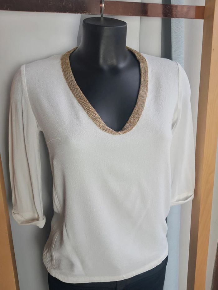 Maje haut blouse T.38 - photo numéro 2