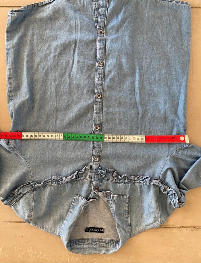 Chemise en jeans bleu In Extenso taille 14 ans - photo numéro 6