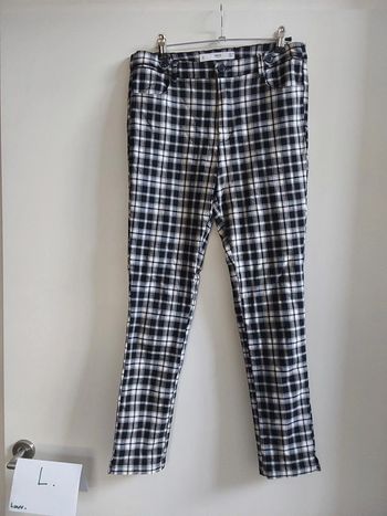 Pantalon à carreaux Mango