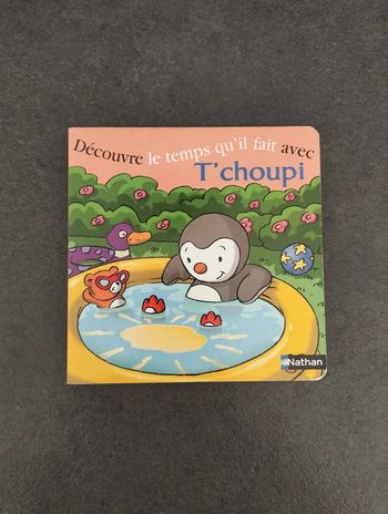 Livre découvre le temps qu'il fait avec T'choupi