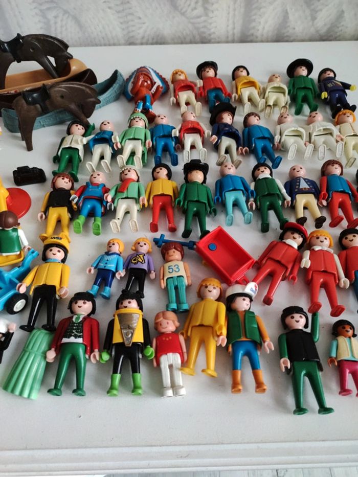 Lot de personnages playmobil Vintage - photo numéro 2