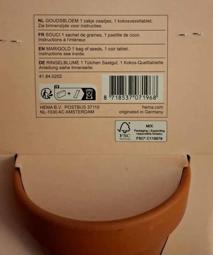 Pot de fleurs et graines a planté - photo numéro 2