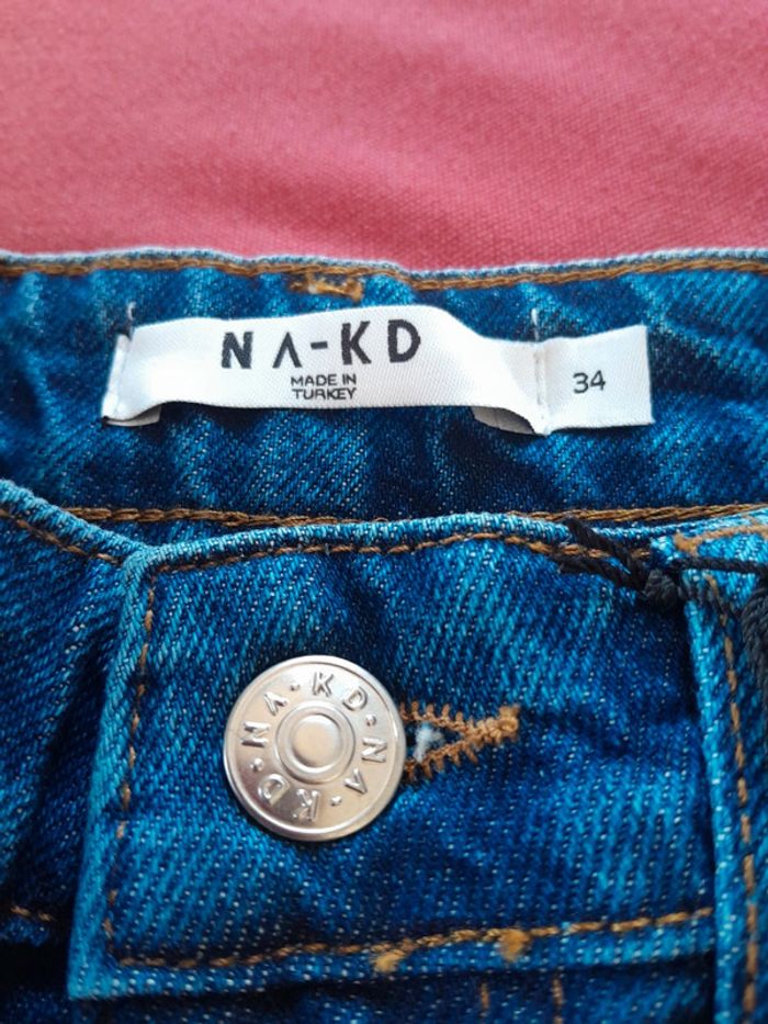Jean taille haute large NA KD neuf avec étiquette - photo numéro 3