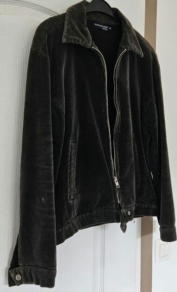 Veste en velour brun foncé, Vue sur mer, taille XL, bon etat