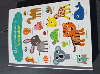 Livre enfant : Mes premiers animaux à toucher (Auzou éveil)