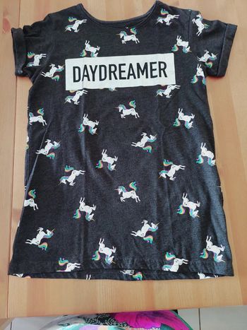 T-shirt gris licorne 13 14 ans Primark