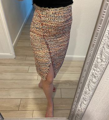 Jupe multicolore type raphia H&M 34