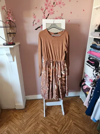 Robe hiver marron t44