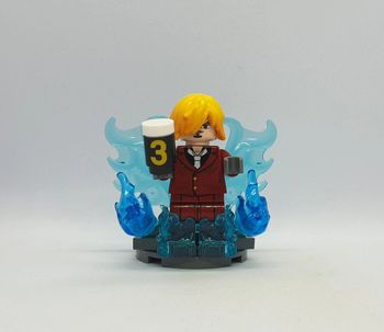 🌊 Figurine One Piece Wano - Sanji Vinsmoke - (Style Lego) 🌊