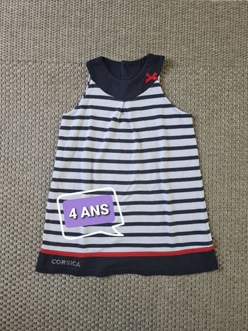 Robe sans manches "marin" corsica - 4 ans