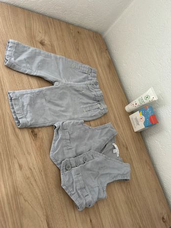 👶 Ensemble gris Kitchoun pour bébé 👶