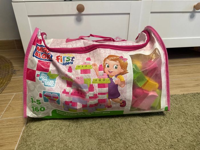 Sac avec 160 megabloks