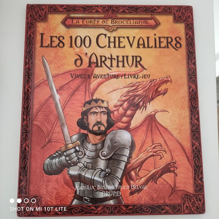 Livre jeux les 100 chevaliers d'Arthur