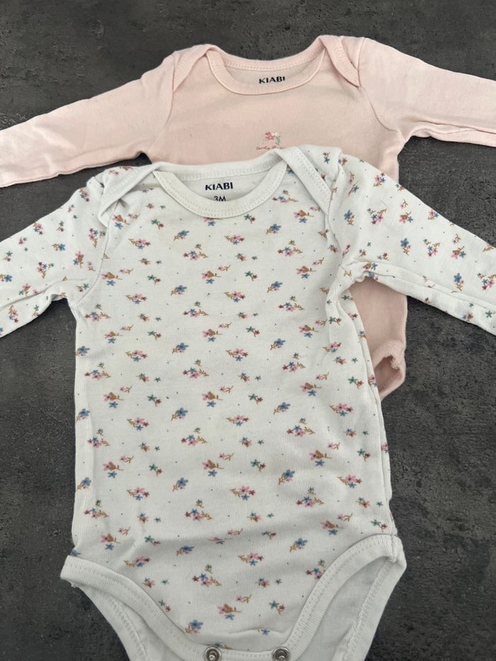 Lot de 2 bodies manches longues