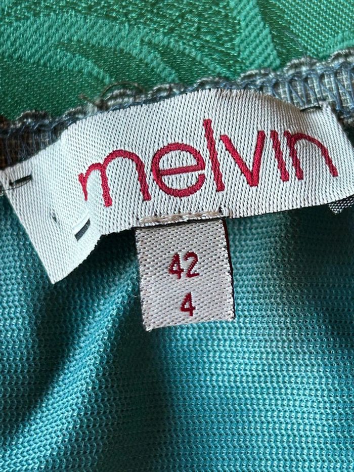 Jupe en soie multicolore Melvin 42 - photo numéro 4