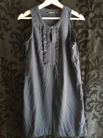 Robe légère chic bleue marine