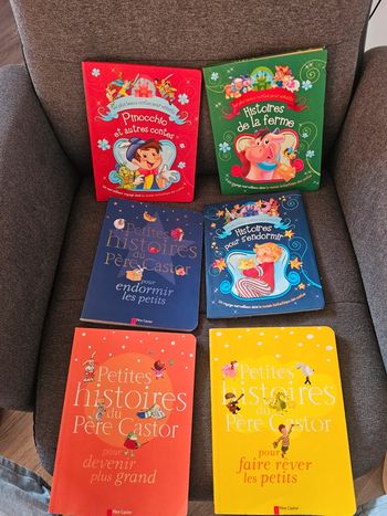 Lot de 6 livres Père Castor