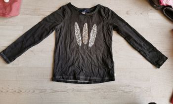 T shirt manche longue okaidi 4 ans