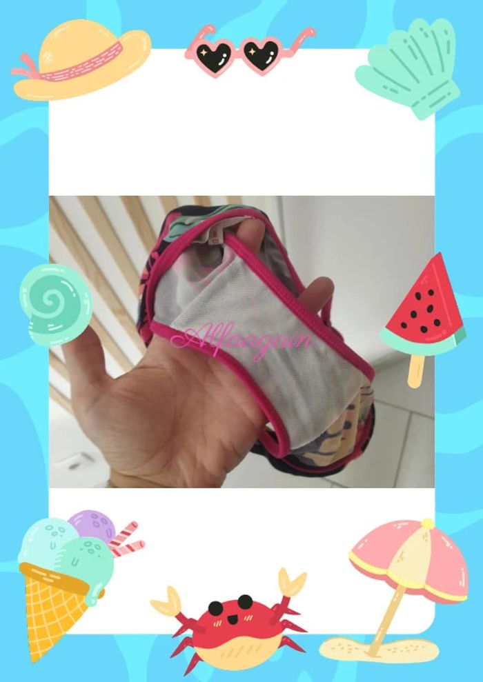 Maillot de bain 2pcs jardin tropical 8ans fille - photo numéro 11