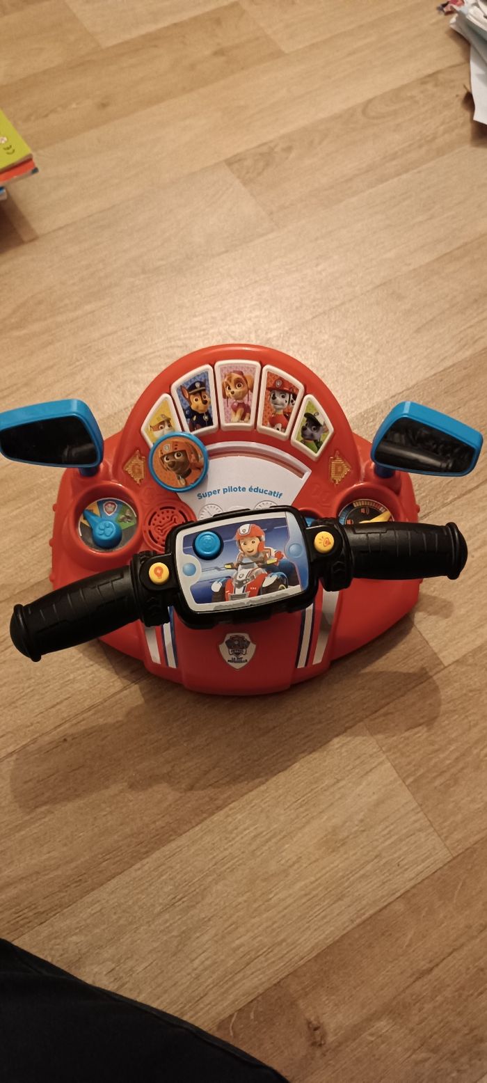 Guidon moto interactif de Ryder de la Pat' Patrouille