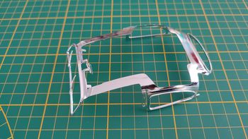 Structure chrome intérieur pièce Burago Bburago Volkswagen Beetle 1955 1/18 1/18e 1/18ème #C59